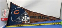 Chicago Bear signed pennant 30 inch