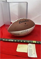 New England Patriots signed Football, in plastic