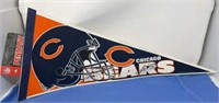 Chicago Bears signed pennant