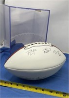 St. Louis Rams signed Football , w plastic case