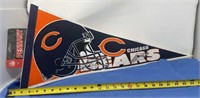 Chicago Bears signed pennant