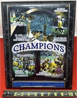 Autographed Super Bowl XXXIV Champions Plaque