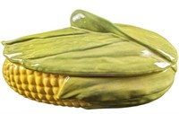 Vintage Corn King By Shawnee Oval Covered Casserol