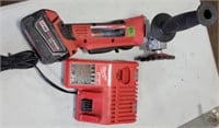 Milwaukee angle grinder and charger