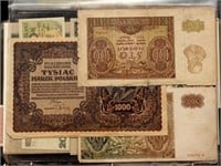 EUROPE BANKNOTES USED AVE-VF