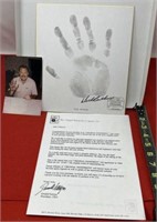 Dick Butkus Chicago Bears Original Handprint