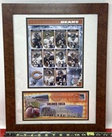 Framed 2006 NFL Chicago Bears Photo First Day