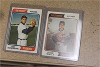 Lot of 2 1970's Baseball Cards