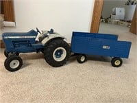 Ford 8000 Tractor and wagon