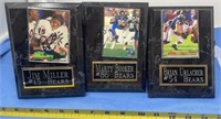 Chicago Bears Player Plaques   Miller