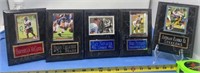 Football Player Plaques most of them signed