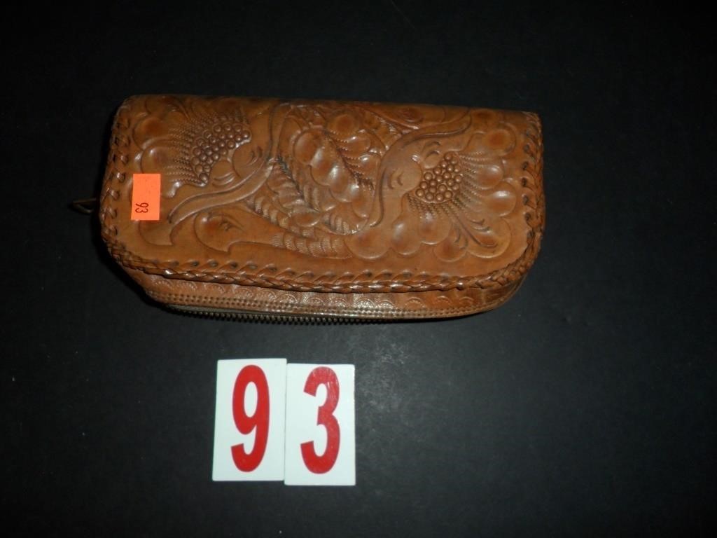 Hand tooled Leather case