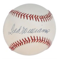 Autographed Ted Williams OAL Baseball