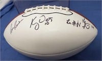 Signed football Eagles Duce Staley num 21