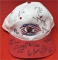 Football America Autographed Cap