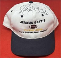 Jerome Bettis Football Camp Autographed Cap