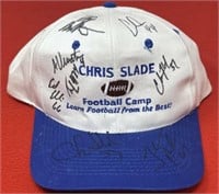 Chris Slade Football Camp Autographed Cap