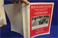 Softcover Book: Replacements LTD Supplier's Index