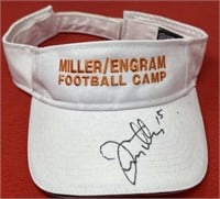 Miller/Engram Football Camp Autographed Visor