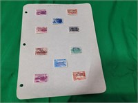 1 Sheet w/ Vintage Greek Stamps Semi-Postals 1800s