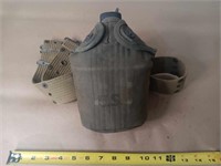 OLDER MILITARY CANTEEN WITH SERVICE BELT
