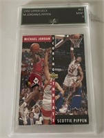 1992 Upper Deck #62 Jordan/Pippen Card