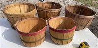 Wooden Bushel Baskets