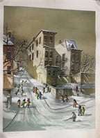 'First Snow' by Robert Fahe Print