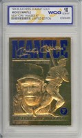 23K Gold 1996 Mickey Mantle Yankees Card