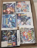 TRAY OF NINTENDO 3DS GAMES