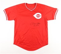 Autographed Pete Rose Hit King Jersey