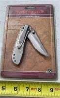 Sealed Winchester clip folding knife