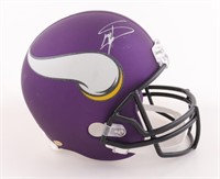 Autographed Stefon Diggs Vikings Helmet