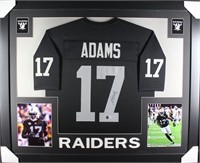 Autographed Davante Adams Custom Framed Jersey