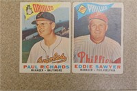 Lot of 2 1960's Baseball Cards