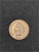 1859 Indian Head Penny Coin marked Uncirculated