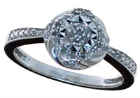 Round Brilliant Diamond Halo Ring