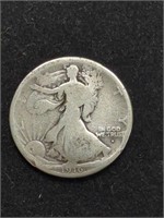 1916-D Walking Liberty Silver Half Dollar coin