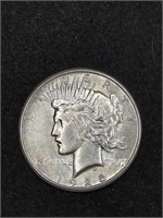1925-S Peace Silver Dollar Coin marked
