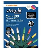 SYLVANIA STAY-LIT LED MINI LIGHTS $36