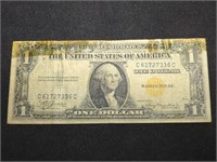 1935-A Yellow Seal $1 Silver Certificate US