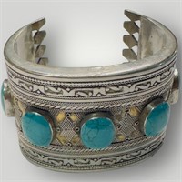 Tekke Tribe, Turkmenistan,  silver bracelets