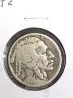 1913 Type 2 Buffalo Nickel Coin marked Fine