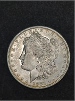 1882-O/S Morgan Silver Dollar marked AU