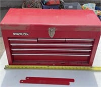 Metal Stack On Tool Box can fit lot 328
