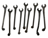 (9) Vintage Ford Script Wrenches