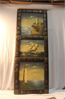 Three Oil on Board Paintings