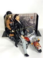 1999 Barbie & Ken Harley Davidson Motorcycle Set