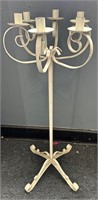 37" Metal floor candlestick holder