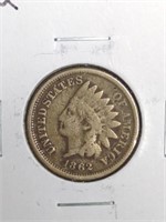 1862 Indian Head Penny Coin marked VG